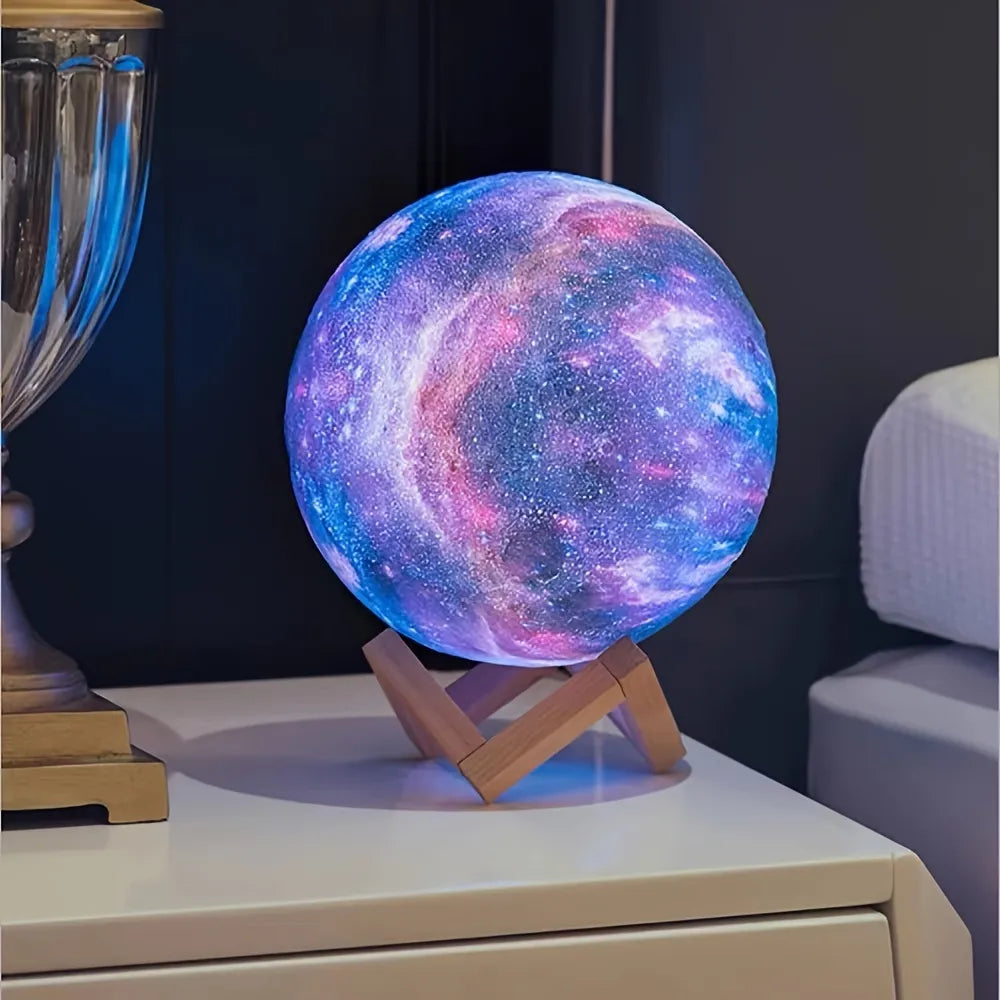 Lampara 3d galaxia 18cm